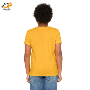 เสื้อยืดแขนสั้นสำหรับเด็ก,พิมพ์โลโก้เองผ้าฝ้าย100% สีพื้นพิมพ์ลายสำหรับเด็กผู้หญิงเด็กผู้ชาย - Product Image 3