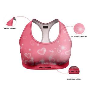 Soutien-gorge de sport respirant personnalisé sublimé pour femme, impression de soutien-gorge de sport pour la salle de sport - Product Image 3