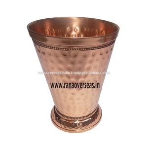 Factory Price Popular Copper <b>Glass</b> Hammered Design Drinking <b>Glass</b> Tumbler for Home Hotel Office at Best Price - Product Image 3