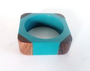 Customized High-quality Alloy High-end Party Hotel Wedding Resin Beads Napkin Ring Home and Kitchen - Product Image 5