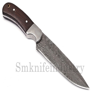 ที่ทำด้วยมือที่กำหนดเองดามัสกัสเหล็กครัวมีดเชฟไม้ธรรมชาติมีด (Smk1571) - Product Image 5