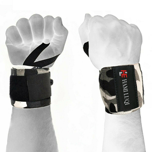 Muñequeras con estampado personalizado de alta calidad Deporte Levantamiento de pesas Equipo de gimnasio Esenciales para levantamiento de pesas Muñequeras impresas personalizadas - Product Image 6