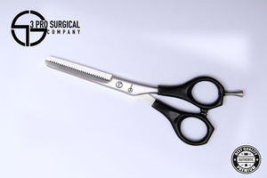 กรรไกรตัดผมบางคมกริบ ด้ามเซรามิก สำหรับร้านเสริมสวยมืออาชีพ ทำจากสแตนเลส เหมาะสำหรับอุปกรณ์ร้านทำผม - Product Image 4