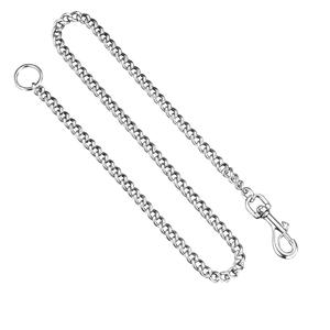 Correa para Perro de Cadena Soldada de Hierro con Eslabones Planos, Estilo Clásico, Diseño Sólido, para Uso en Exteriores, Venta al Por Mayor Premium TW - Product Image 3