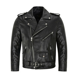 Veste en cuir de course professionnelle personnalisable pour motos neuve avec traitement de revêtement - Product Image 1