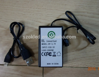 Onduleur batterie Rechargeable USB, w, convertisseur EL, câble