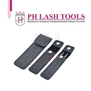 Pinzas de extensión de pestañas de acero inoxidable personalizadas, servicio OEM y ODM, bolsa de embalaje, Etiqueta Privada, la mejor herramienta para pestañas - Product Image 5