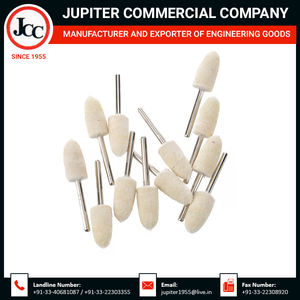 Bobs de fieltro de disco abrasivo tipo India de calidad superior para herramientas abrasivas Premium - Product Image 4