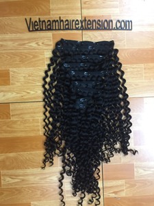 Extensions de cheveux à clipser 100% cheveux humains vierges Remy d'origine vietnamienne 100g - Product Image 6