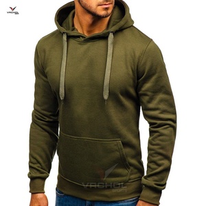 OEM Personnalisé de Haute Qualité Sweatshirts à Capuche pour Hommes Brodé Polaire Tricoté Armure Uni Grande Taille Anti-rétrécissement Vente en Gros - Product Image 2
