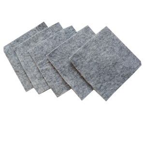 Dark Grey <strong>Wool</strong> <strong>Felt</strong> Sheets-15 cm - Product Image 1
