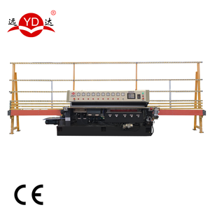 Macchina automatica per la lavorazione del vetro con controllo PLC a 9 motori / macchina per la bordatura del vetro / macchina per la lucidatura del vetro - Product Image 1