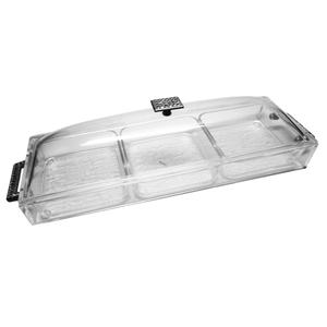 Matériel de cuisine, réchaud en plastique transparent écologique avec taille personnalisée pour utilisation en restaurant - Product Image 1