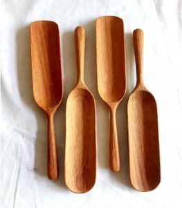 Cuillère de service et de cuisson en bois cuillères marron en bois ustensile de cuisine, cuillère en bois, cuillère de cuisson 99GD - Product Image 5