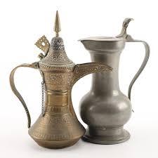 พรีเมี่ยมที่มีคุณภาพทองเหลือง Dallah ชุบทองชาและกาแฟหม้อ - Product Image 6