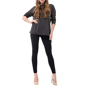 Wholesale high waist thick warm seamless tights women Cotton Breathable winter <b>leggings</b> in <b>fleece</b> - Product Image 6