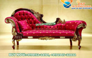 Punjabi-sofá Roka de estilo francés para boda, hermoso sofá de escenario para novia y novio, para recepción, boda india, Diván de amor - Product Image 2