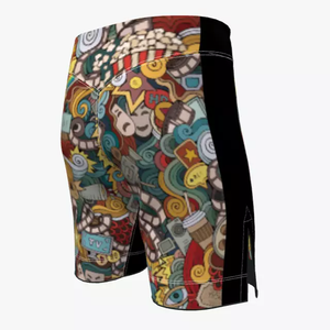 Short de boxe Muay Thai en satin de soie décoratif personnalisé avec logo et couleur personnalisés - Product Image 3