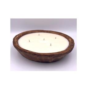 Support de bougie en pâte de bois décoratif multifonctionnel sculpté à la main avec prix personnalisé non poli artisanat naturel - Product Image 4