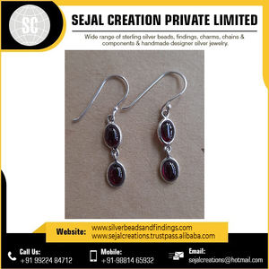 ต่างหูเงินแฟชั่น925อินเทรนด์ใหม่ต่างหูอัญมณีสินค้าจำนวนมากจากอินเดีย - Product Image 6