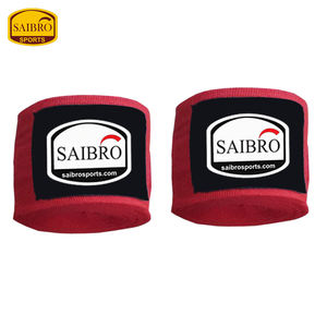 Enveloppes pour les mains en gel avec logo personnalisé de qualité professionnelle en coton polyester extensible pour le kickboxing boxe MMA Muay Thai - Product Image 2