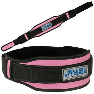 De Peso de elevación cinturón gimnasio ancho espalda de apoyo a la capacitación de las mujeres de color rosa cinturón - Product Image 1