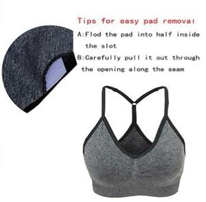 Womens Workout Sports Bra High Impact Support Bounce Control Mesh Tops Slim Fit Sexy Yoga Bra - Product Image 6