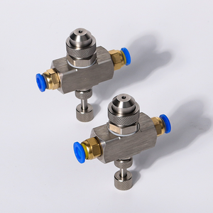 Byco nhà máy bán buôn 1/4 "không micro sương mù giọt có thể điều chỉnh Siphon Vòng không khí nước phun vòi phun cho sương mù hệ thống - Product Image 3