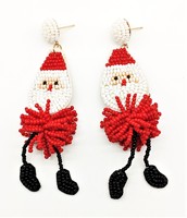 Boucles d'oreilles créoles bohèmes en macramé de coton à pampilles, motif arc-en-ciel, style bohème, franges, pour femme - Meilleures ventes