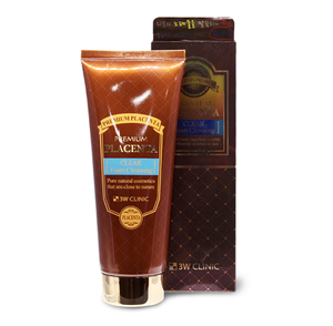 Cosmético Coreano 3W CLINIC Premium Placenta Clear Foam, Espuma Limpiadora Facial Antiarrugas, Nutritiva para Poros y Sebo, Desmaquillante 180ml - Product Image 2