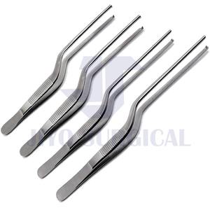 Pinzas Kocher de bayoneta Adson de 12cm con mejores ventas, instrumentos de vendaje médico, Manual de acero inoxidable aprobado por CE ENT - Product Image 4