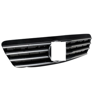 1pc negro frontal de cromo centro de la rejilla Fit 2000-05 para <span class=keywords><strong>Mercedes</strong></span>-Benz <span class=keywords><strong>Clase</strong></span> <span class=keywords><strong>S</strong></span> <span class=keywords><strong>W220</strong></span> - Product Image 4