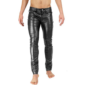Mens low rise leather pants Clearance