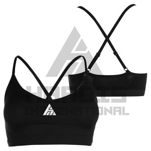 Sujetador deportivo Nuevas mujeres Entrenamiento Fitness Wear Moda Seamless Yoga Gym High Support Sujetador deportivo sin costuras - Product Image 3