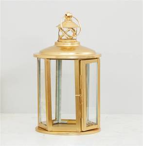 Lanterne en fer en métal doré, nouveau Design, décoration, meilleure qualité, luxe, lanterne en fer Standard, décoration de la maison, lanterne à bougie - Product Image 3
