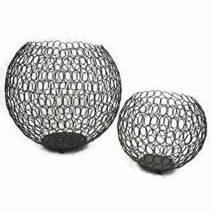 Vente en gros, porte-bougie de noël, rond, galvanisé, délicat, haute qualité, meilleure vente - Product Image 4