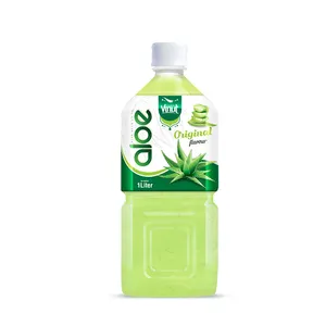 1.5 plastik şişelenmiş taze sıkılmış içecekler hamuru Vietnam Aloe Vera suyu helal sertifikasyon ve 18 ay raf ömrü