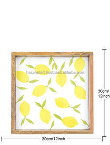 Venta caliente de tamaño personalizado hecho a mano bandeja de madera de alta calidad excelente diseño ecológico para el hogar restaurante servicio de comida - Product Image 4