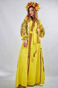 Costumes traditionnels ukrainiens pour femmes, robes ukrainiennes élégantes blanches, broderies ukrainiennes, broderies pour robe de mariée - Product Image 6