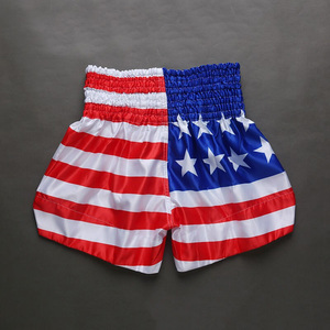 Nofa Pink and White Stripe Boxing Shorts Star Printed Muay Thai MMA Equipo de entrenamiento para hombres Mujeres Taekwondo Martial Arts Wear - Product Image 2