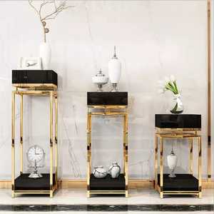 Wholesale Large & Small Steel Flower Stand Multi-Application Floor <b>Shelf</b> <b>for</b> <b>Garden</b> Home Nursery Wedding Decor <b>Plant</b> Pot - Product Image 4