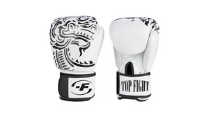 Gants de boxe sur mesure de qualité supérieure fabriqués avec du cuir de vachette véritable Gants de Muay Thai Gants de boxe de sparring professionnels OEM - Product Image 2