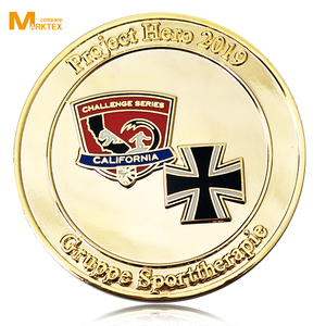 Moneda de recuerdo de esmalte suave estampada con hierro, fabricante de epoxi - Product Image 1