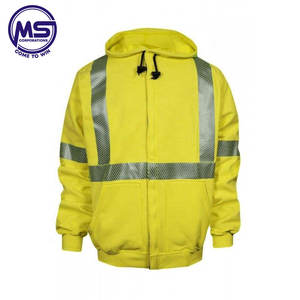 High Quality Traffic Work Wear <b>Hoodie</b> for Security High Visibility Reflective Safety Sweatshirts <b>Hoodie</b> - Product Image 3