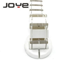 Ocho ordenador de oficina ajustable debajo del escritorio ABS vertical Cable de gestión columna vertebral para escritorio de pie - Product Image 1