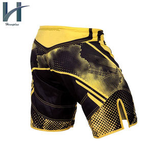 Short mma pour hommes, Design épaissi, à votre propre vêtement noir, dernier design, 2022 - Product Image 6