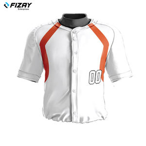 FIZAY ENTERPRISES Uniforme de Béisbol para Hombres, Ropa Deportiva de Calidad Premium, Color Blanco y Negro, Hecho a Medida, Nuevo Diseño para Jóvenes - Product Image 4