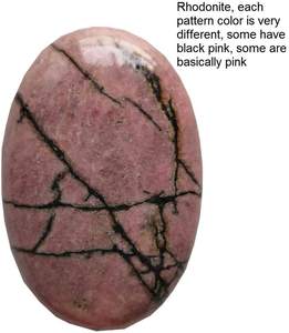INCREÍBLE PIEDRA DE CRISTAL RODONITA ROSA NATURAL para MEDITACIÓN REIKI CURACIÓN Y MASAJE - Product Image 5