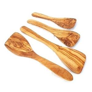 Juego de 5 cucharas de cocina de madera, juego de cucharas de tamaño y forma personalizados para uso en la cocina del restaurante del Hotel - Product Image 4