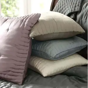 Caushal conjunto de cama acolchoada, conjunto de cama de algodão 100% algodão bordado, para casamento e cobertura